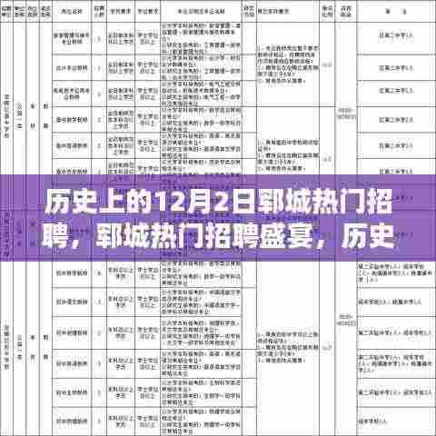 历史上的12月2日郓城招聘盛宴，精彩瞬间回顾
