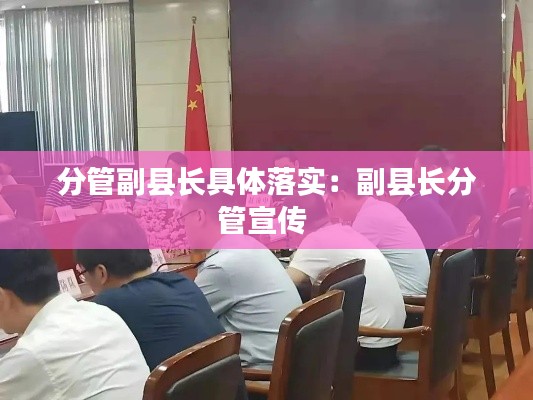 分管副县长具体落实:副县长分管宣传