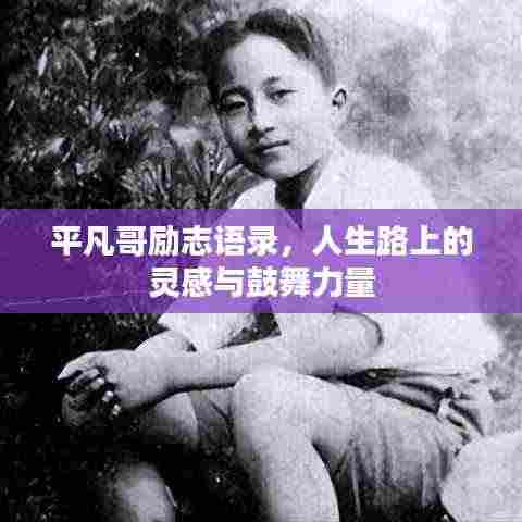 平凡哥励志语录，人生路上的灵感与鼓舞力量