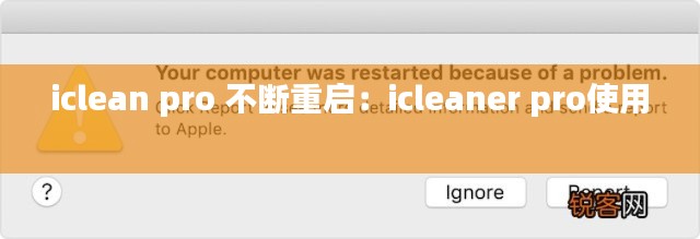 iclean pro 不断重启:icleaner pro使用