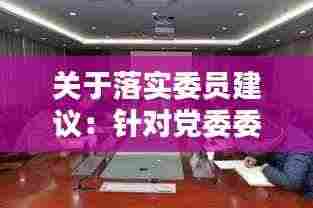 关于落实委员建议:针对党委委员提建议