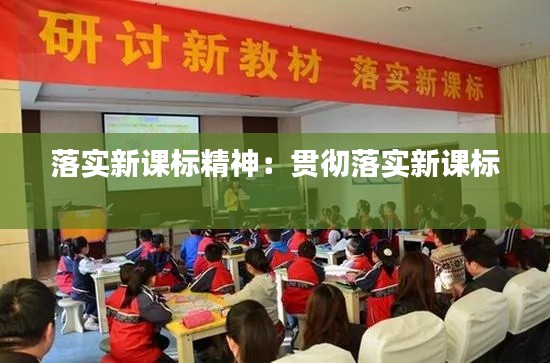 落实新课标精神：贯彻落实新课标 