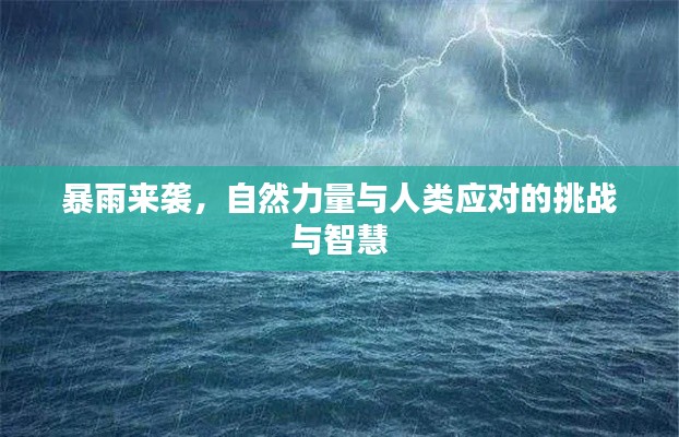暴雨来袭，自然力量与人类应对的挑战与智慧