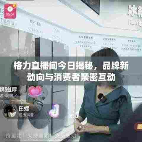 格力直播间今日揭秘,品牌新动向与消费者亲密互动