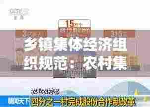 乡镇集体经济组织规范：农村集体经济组织相关制度 