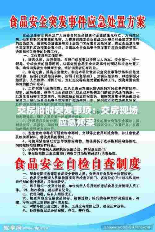 交房临时突发事项:交房现场应急预案