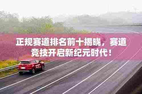 正规赛道排名前十揭晓,赛道竞技开启新纪元时代!