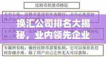 换汇公司排名大揭秘,业内领先企业一览