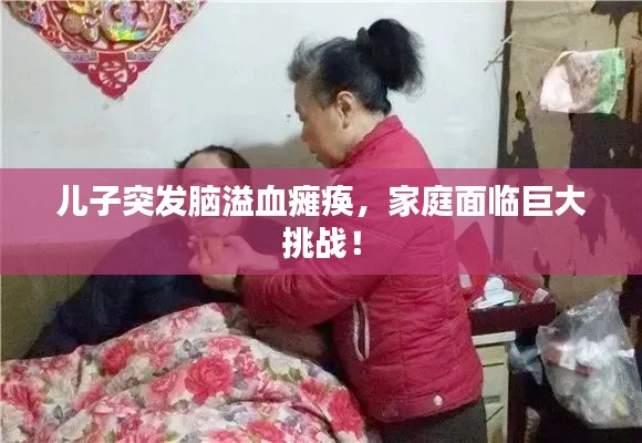 儿子突发脑溢血瘫痪,家庭面临巨大挑战!