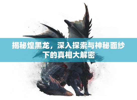 揭秘煌黑龙，深入探索与神秘面纱下的真相大解密