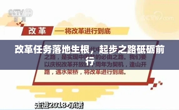 改革任务落地生根,起步之路砥砺前行
